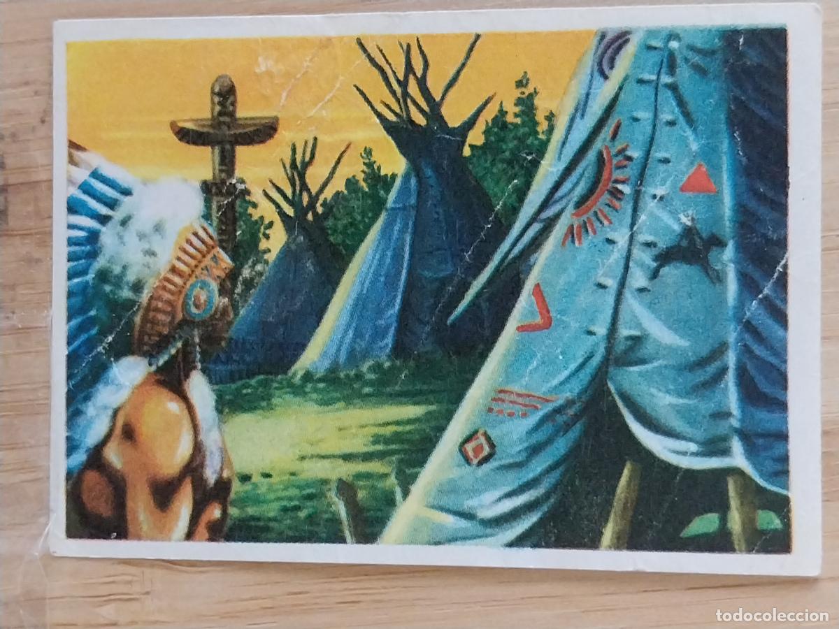 Coleccionismo Cromos antiguos: TORO SENTADO * CHOCOLATE HUESO ATECA HEROES LEGENDARIOS CROMO 124 RECUPERADO ILUSTRACION BADIA