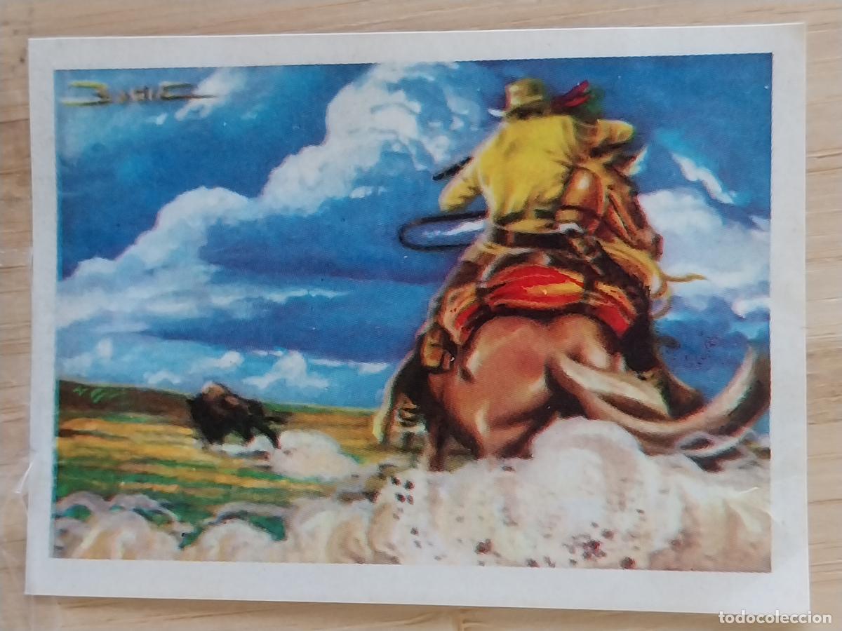 Coleccionismo Cromos antiguos: BUFALO BILL * CHOCOLATE HUESO ATECA HEROES LEGENDARIOS CROMO 131 RECUPERADO ILUSTRACION BADIA
