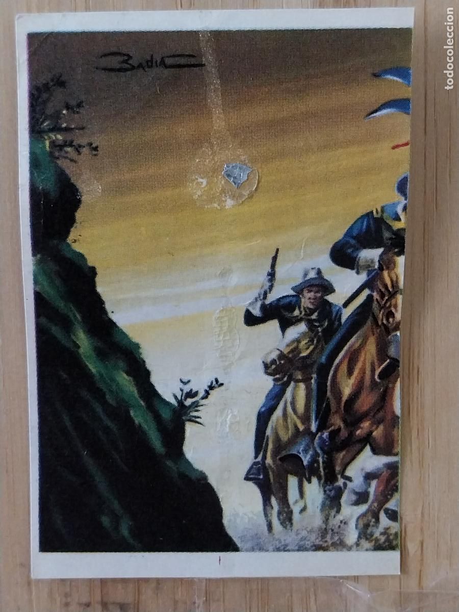 Coleccionismo Cromos antiguos: BUFALO BILL * CHOCOLATE HUESO ATECA HEROES LEGENDARIOS CROMO 132 RECUPERADO ILUSTRACION BADIA
