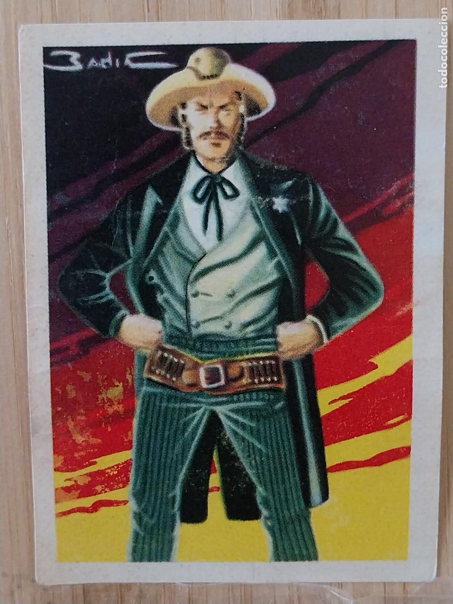 Coleccionismo Cromos antiguos: HICKOK * CHOCOLATE HUESO ATECA HEROES LEGENDARIOS CROMO 136 ILUSTRACION BADIA