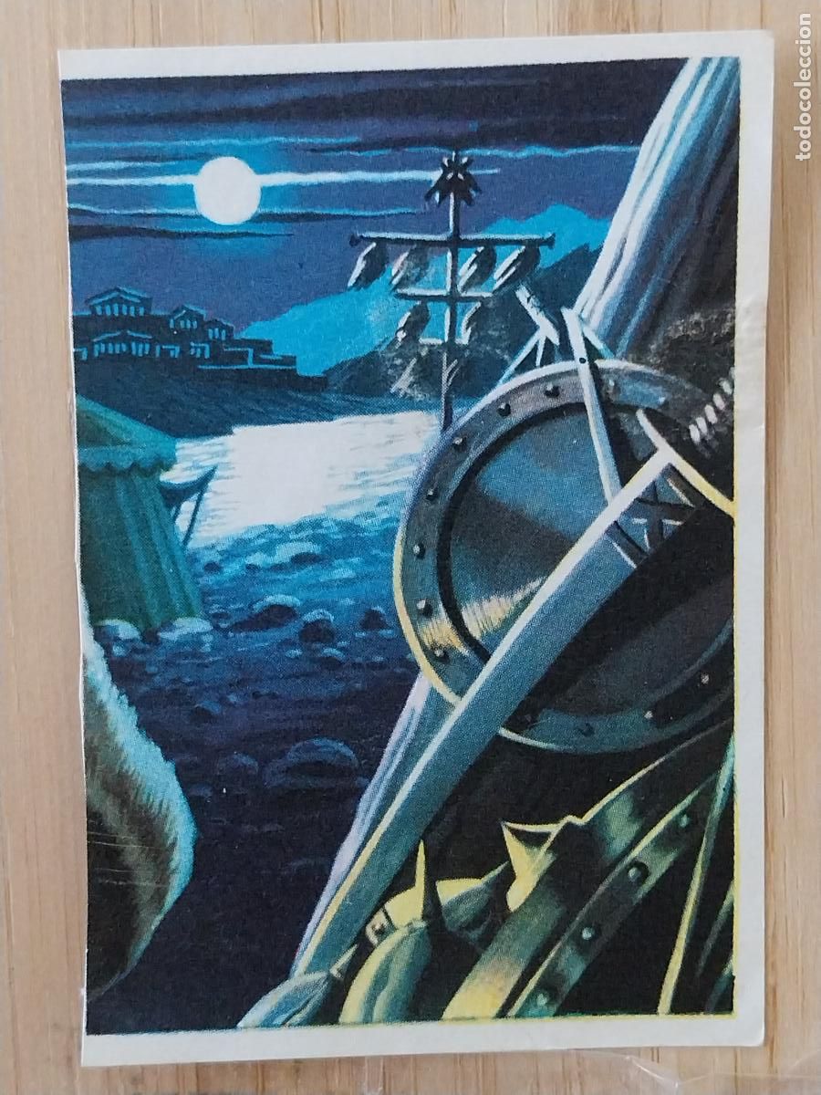 Coleccionismo Cromos antiguos: ATILA CHOCOLATE * HUESO ATECA HEROES LEGENDARIOS CROMO 57 RECUPERADO ILUSTRACION BADIA
