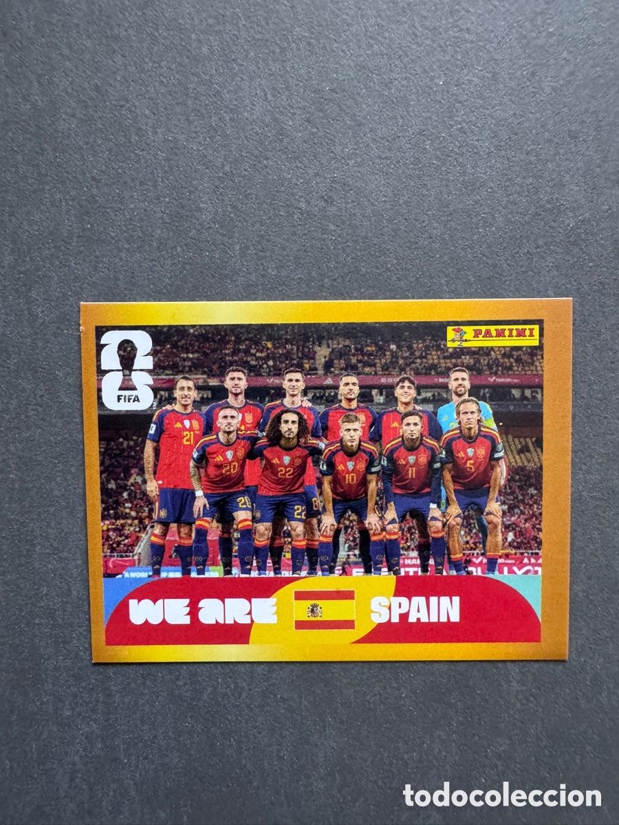 Coleccionismo Cromos antiguos: Cromo McDonald's Borde Oro Paralelo Mundial 2026 Espa&ntilde;a ESP13