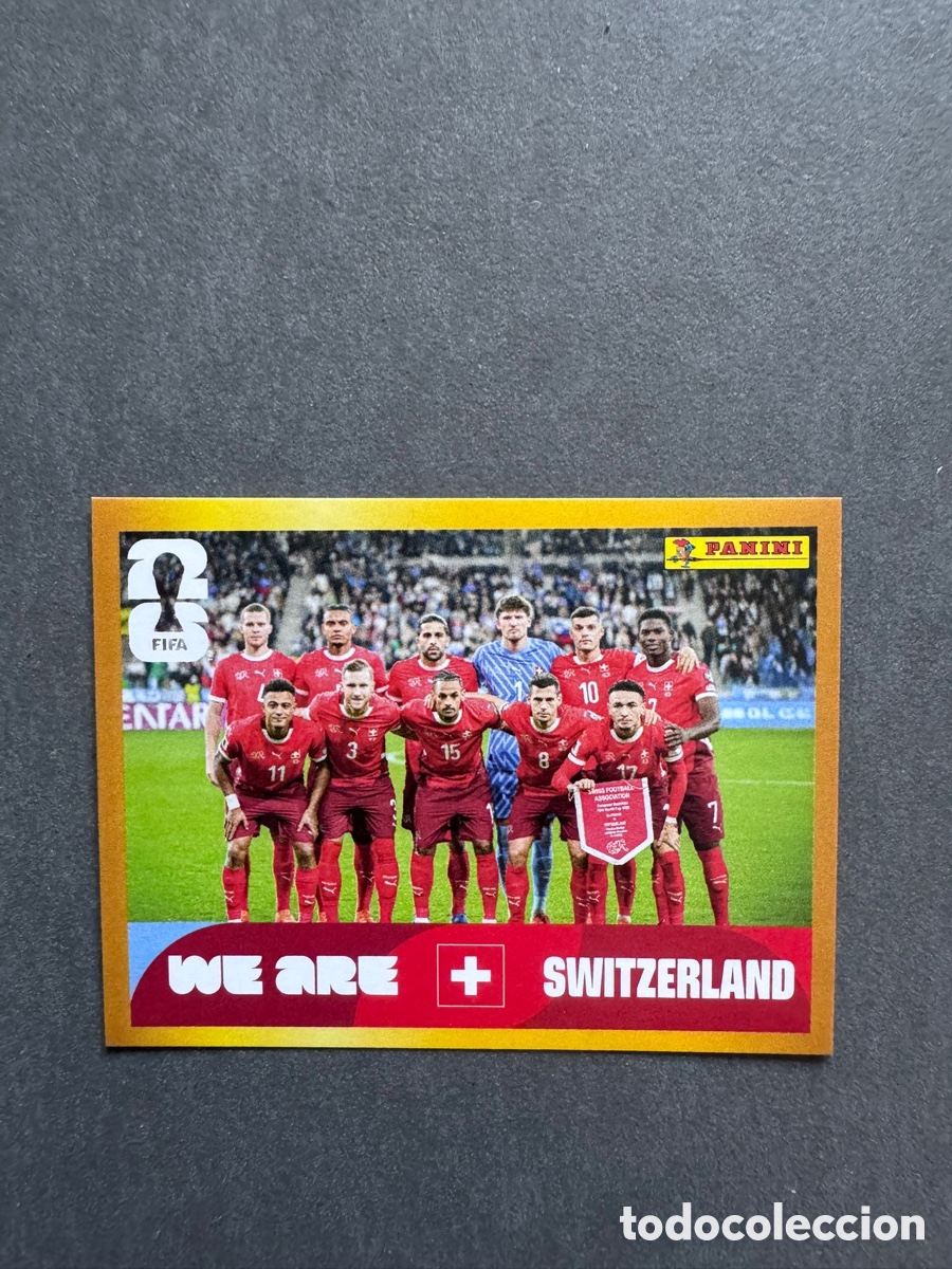 Coleccionismo Cromos antiguos: Cromo McDonald's Borde Oro Paralelo Mundial 2026 Suiza SUI13