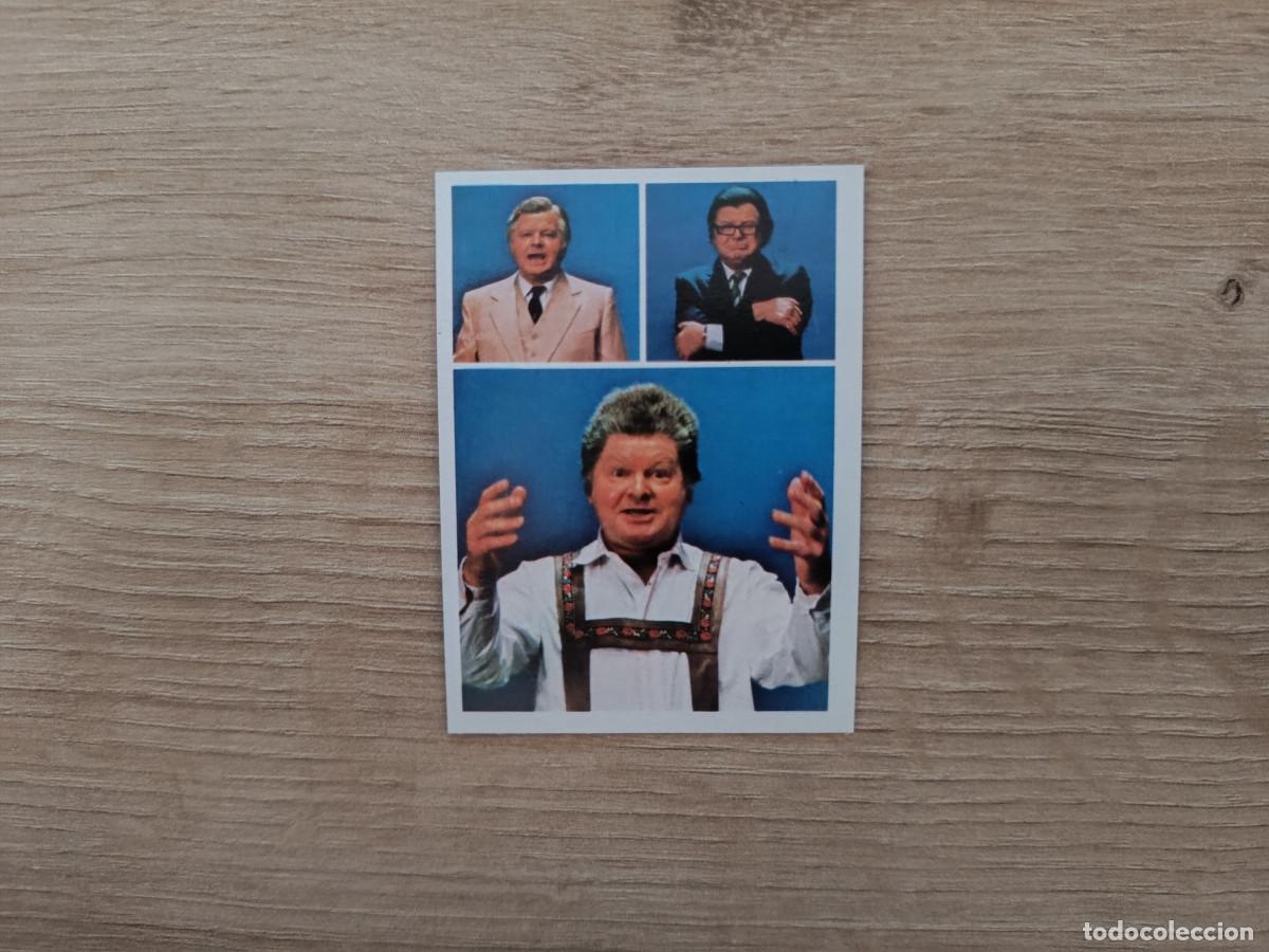 Collectable Antique Stickers: CROMO TELE ANUNCIOS EDICIONES ESTE 100 SABA BENNY HILL SIN PEGAR NUNCA PEGADO D626