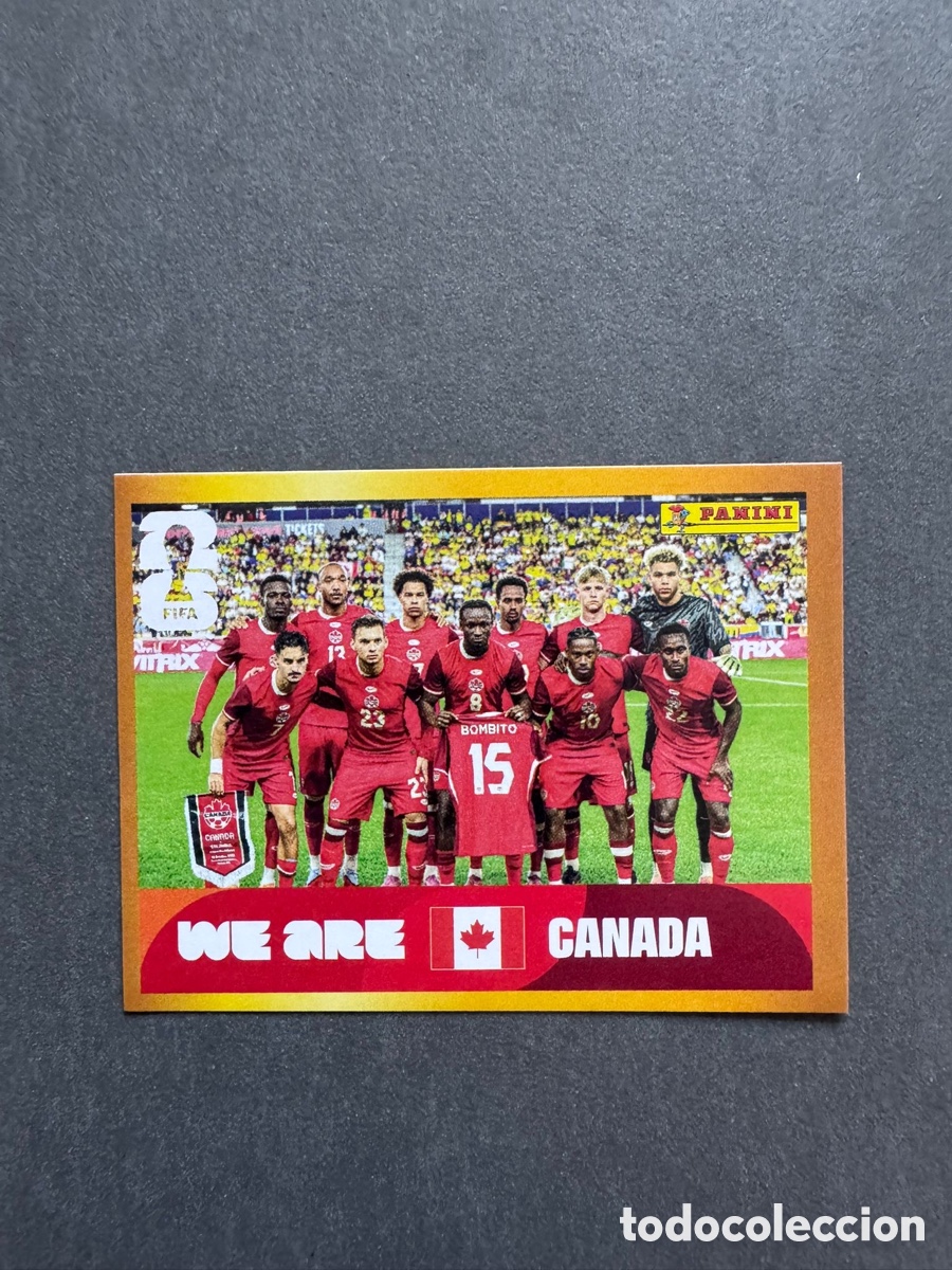 Coleccionismo Cromos antiguos: Cromo McDonald's Borde Oro Paralelo Mundial 2026 Canad&aacute; CAN13