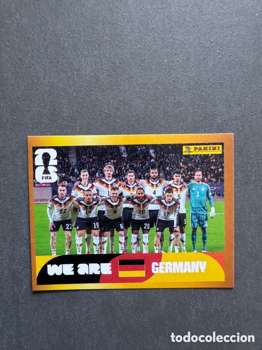 Coleccionismo Cromos antiguos: Cromo McDonald's Borde Oro Paralelo Mundial 2026 Alemania GER13