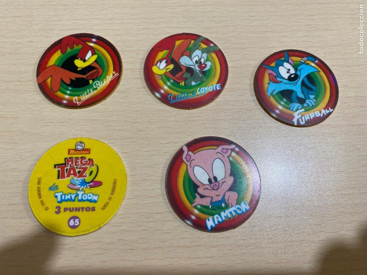 Coleccionismo Cromos antiguos: Mega tazo tiny toon tazo Matutano