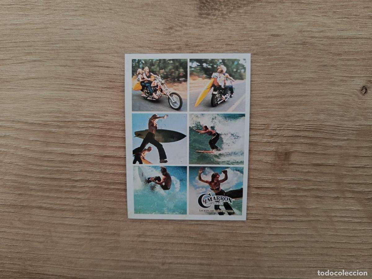 Coleccionismo Cromos antiguos: CROMO TELE ANUNCIOS EDICIONES ESTE 116 CIMARRON SURFING SIN PEGAR NUNCA PEGADO D626