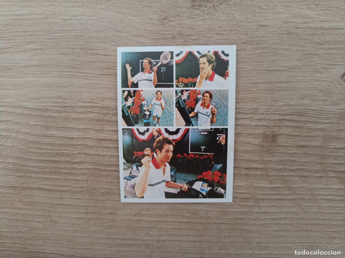 Coleccionismo Cromos antiguos: CROMO TELE ANUNCIOS EDICIONES ESTE 122 BIC MC ENROE SIN PEGAR NUNCA PEGADO D626