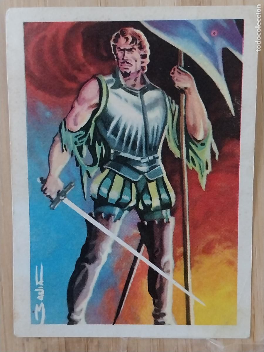 Collectionnisme Cartes &agrave; collectionner anciennes: CORTES HUESO ATECA CHOCOLATES HEROES LEGENDARIOS CROMO 87 ILUSTRACION BADIA