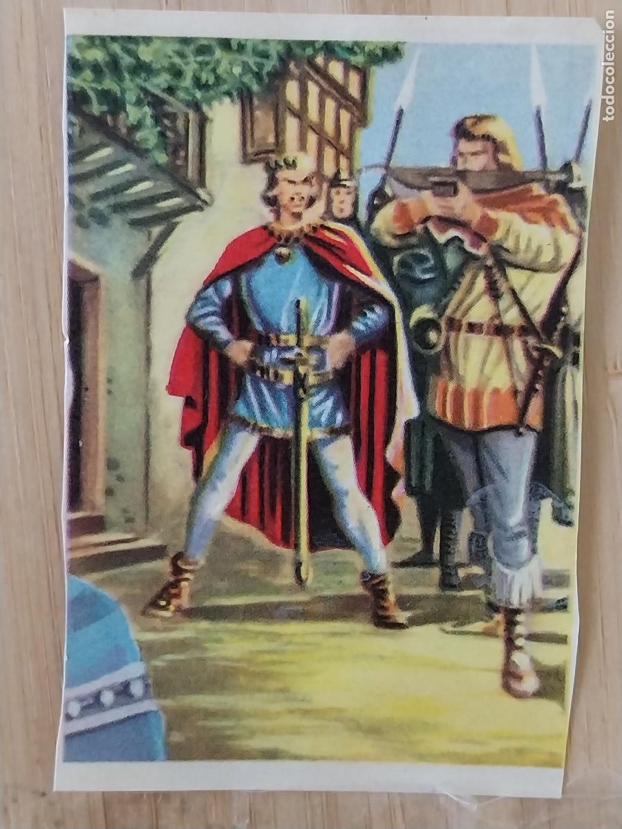 Coleccionismo Cromos antiguos: GUILLERMO TELL HUESO ATECA CHOCOLATES HEROES LEGENDARIOS CROMO 98 RECUPERADO ILUSTRACION BADIA