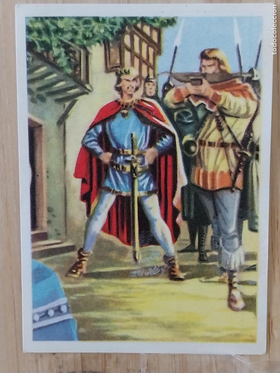 Coleccionismo Cromos antiguos: GUILLERMO TELL HUESO ATECA CHOCOLATES HEROES LEGENDARIOS CROMO 98 ILUSTRACION BADIA
