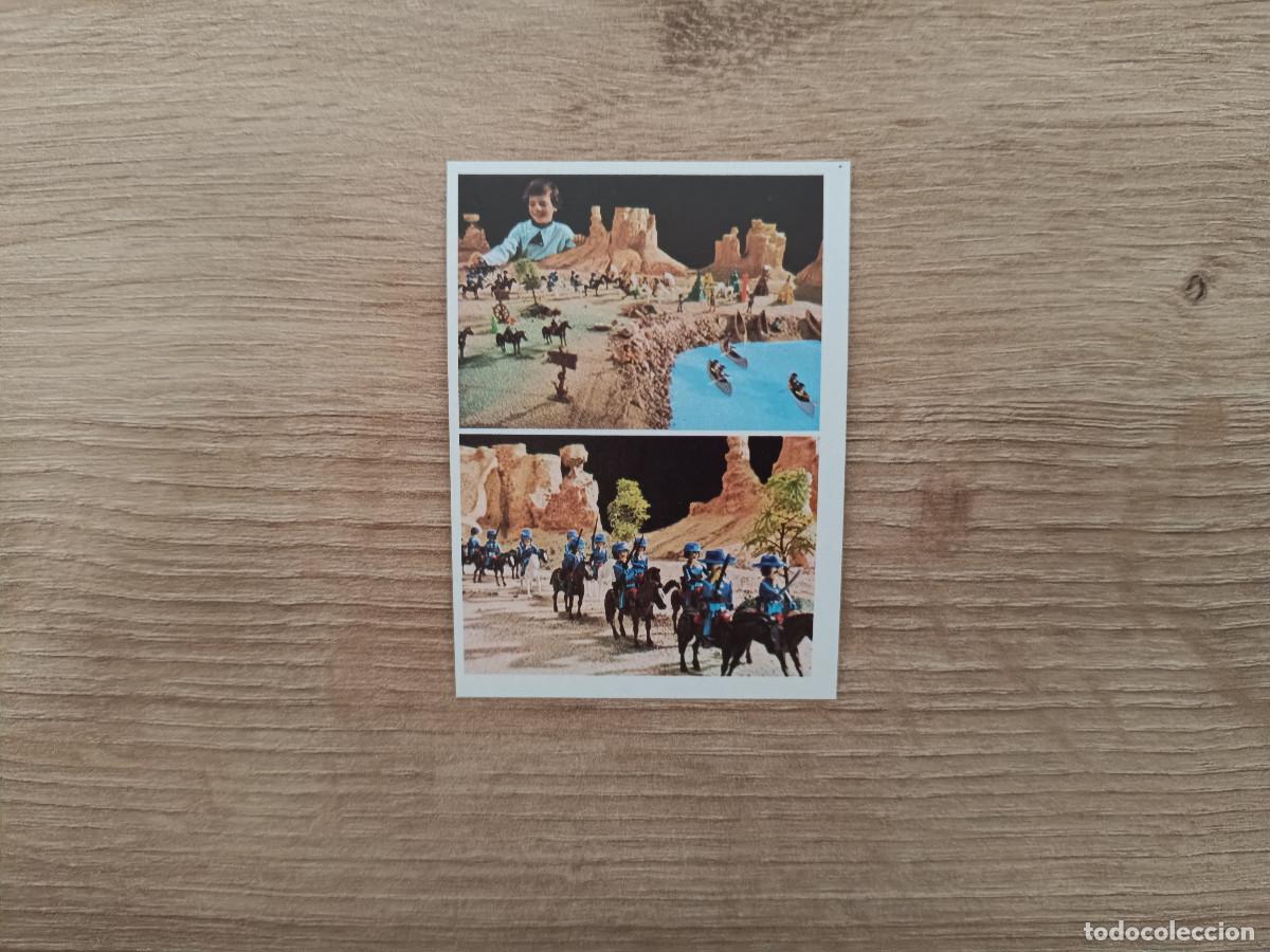 Sammeln alte Sammelbilder: CROMO TELE ANUNCIOS EDICIONES ESTE 136 CLICKS PLAYMOBIL OESTE SIN PEGAR NUNCA PEGADO D626