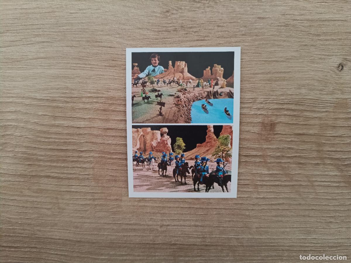 Coleccionismo Cromos antiguos: CROMO TELE ANUNCIOS EDICIONES ESTE 136 CLICKS PLAYMOBIL OESTE SIN PEGAR NUNCA PEGADO D626