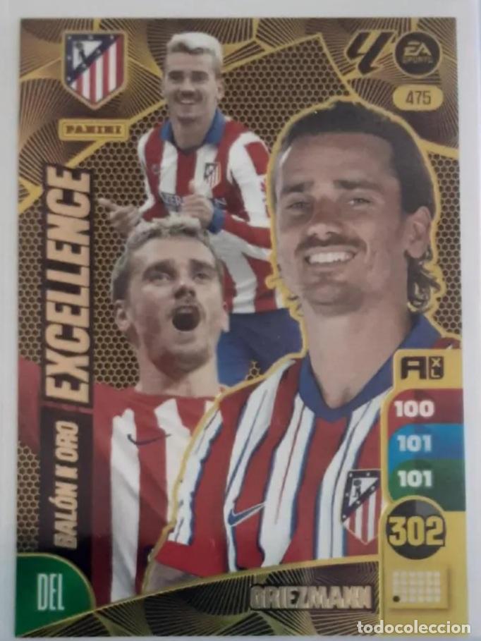 Collectable Antique Stickers: Cromo Adrenalyn xl 24 25 griezmann bal&oacute;n de oro excellence