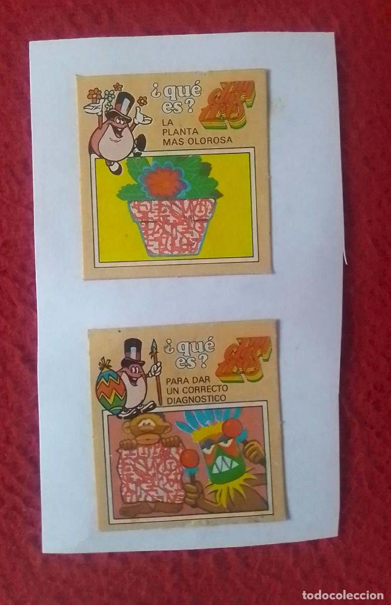 Collezionismo Figurine antiche: CROMOS PEGATINAS BIMBO ? CROPAN ? PHOSKITOS ? BOLLYCAO ? MATUTANO ? UN DOS TRES EL CHOLLO, QU&Eacute; ES ?.
