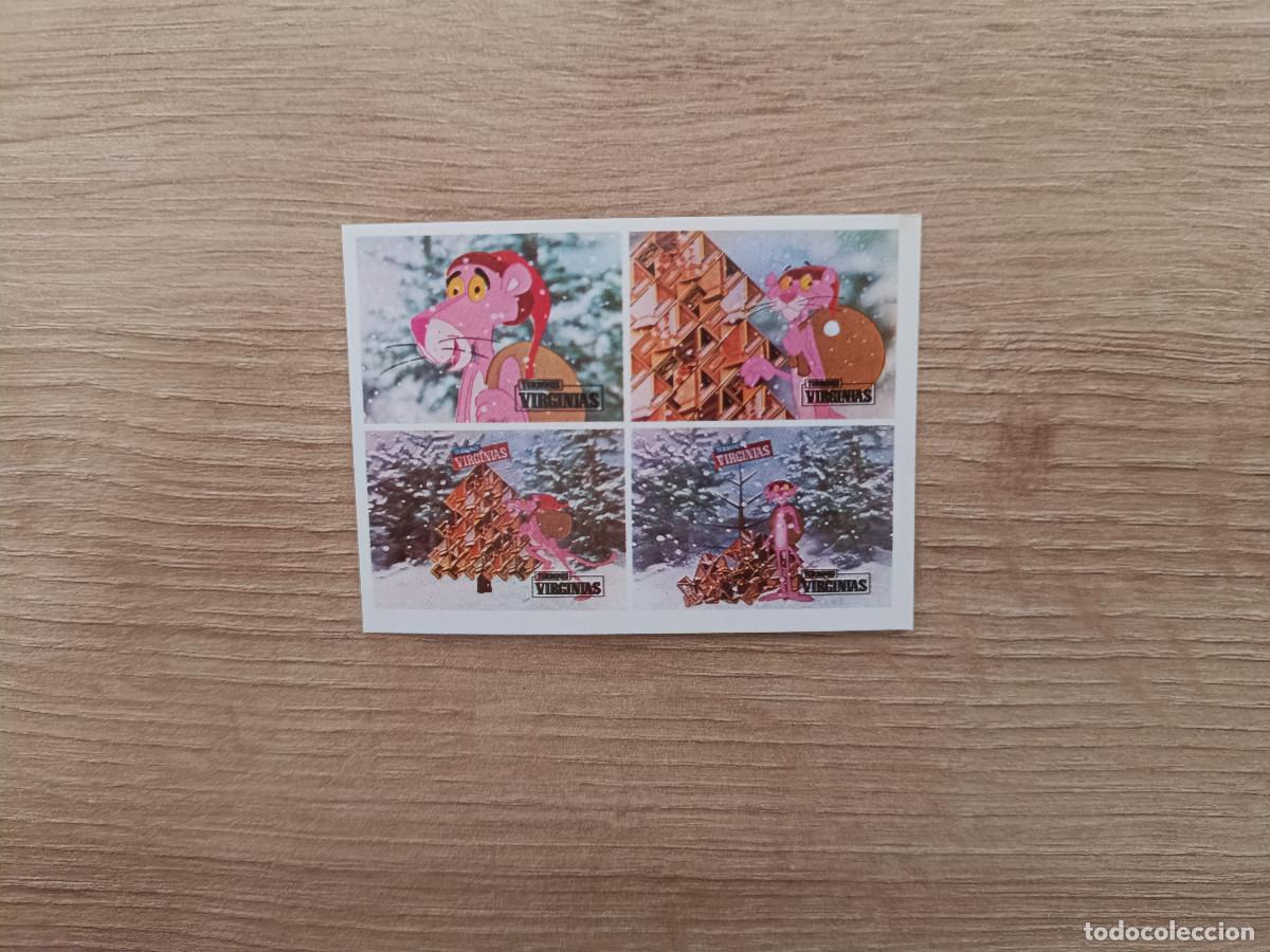 Coleccionismo Cromos antiguos: CROMO TELE ANUNCIOS EDICIONES ESTE 194 VIRGINIAS PANTERA ROSA SIN PEGAR NUNCA PEGADO D626