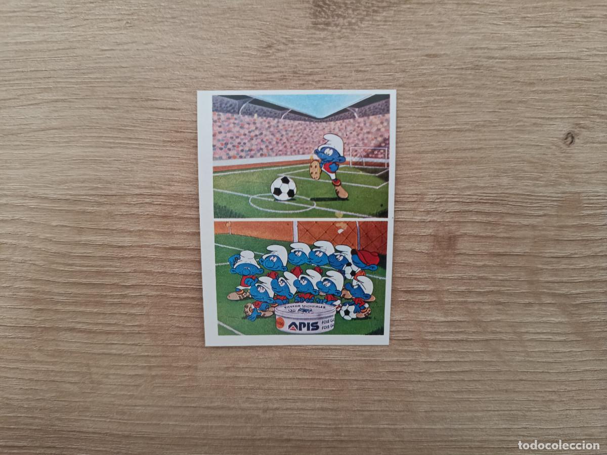 Coleccionismo Cromos antiguos: CROMO TELE ANUNCIOS EDICIONES ESTE 202 APIS PITUFOS MUNDIAL SIN PEGAR NUNCA PEGADO D626