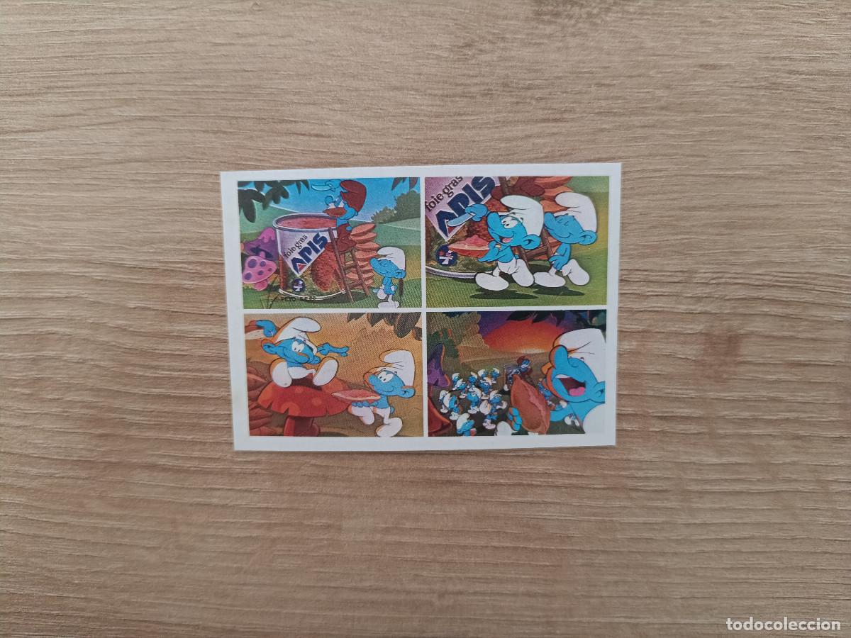 Coleccionismo Cromos antiguos: CROMO TELE ANUNCIOS EDICIONES ESTE 204 APIS FOIE-GRAS PITUFOS SIN PEGAR NUNCA PEGADO D626