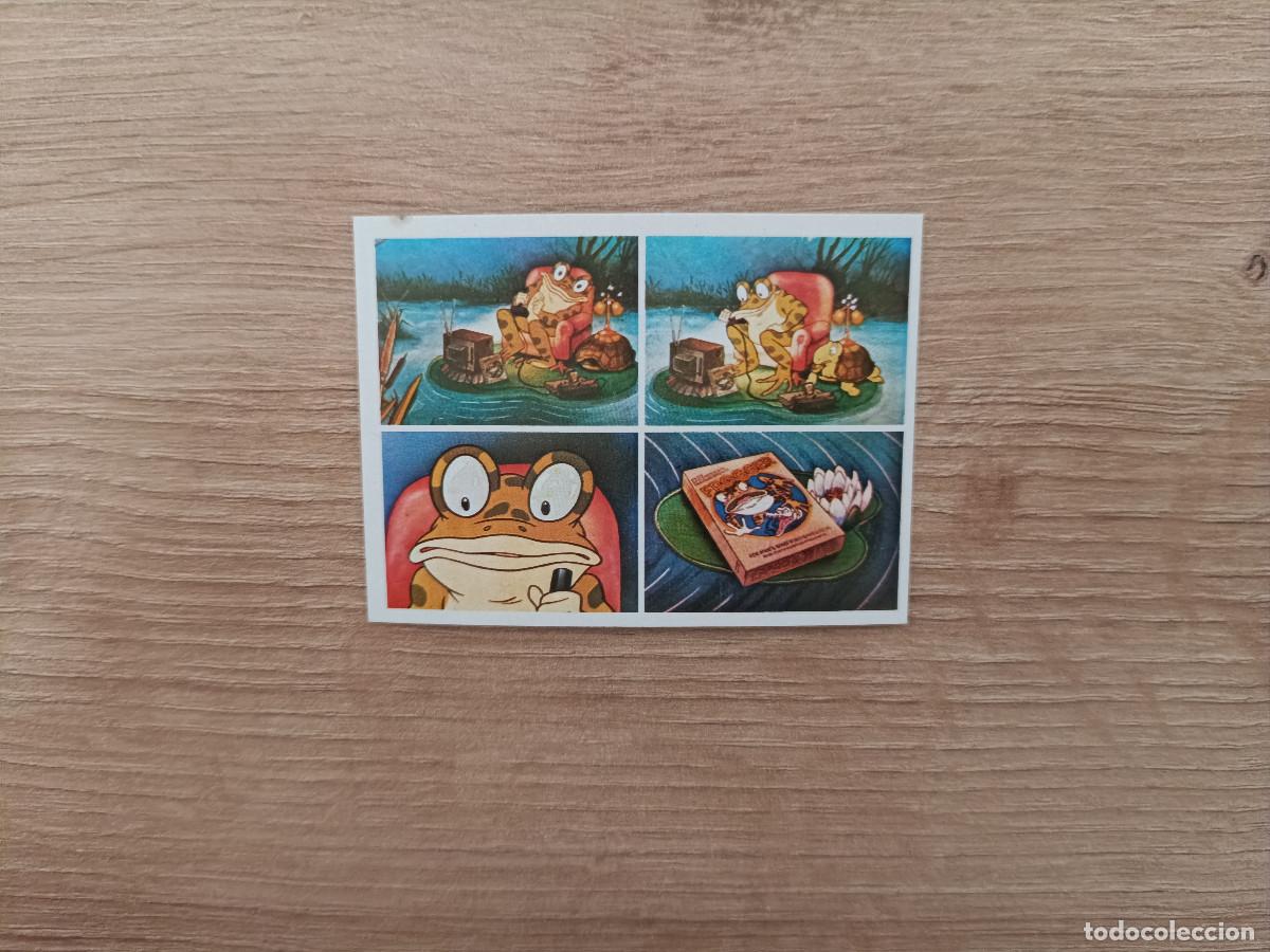 Coleccionismo Cromos antiguos: CROMO TELE ANUNCIOS EDICIONES ESTE 216 VIDEO JUEGOS FROGGER RANA SIN PEGAR NUNCA PEGADO D626