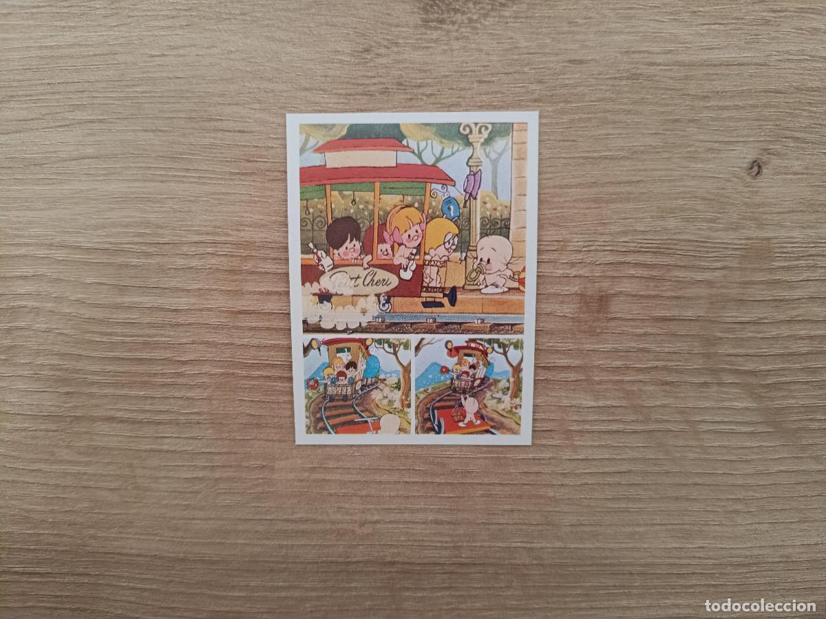 Coleccionismo Cromos antiguos: CROMO TELE ANUNCIOS EDICIONES ESTE 234 PETIT CHERI TREN SIN PEGAR NUNCA PEGADO D626