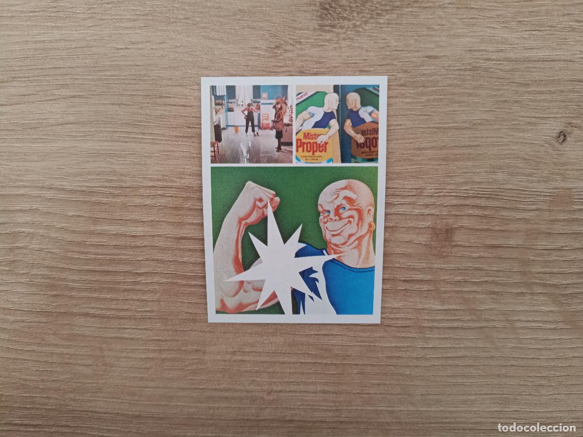 Coleccionismo Cromos antiguos: CROMO TELE ANUNCIOS EDICIONES ESTE 239 MISTER PROPER QUE DESBARAJUSTE SIN PEGAR NUNCA PEGADO D626