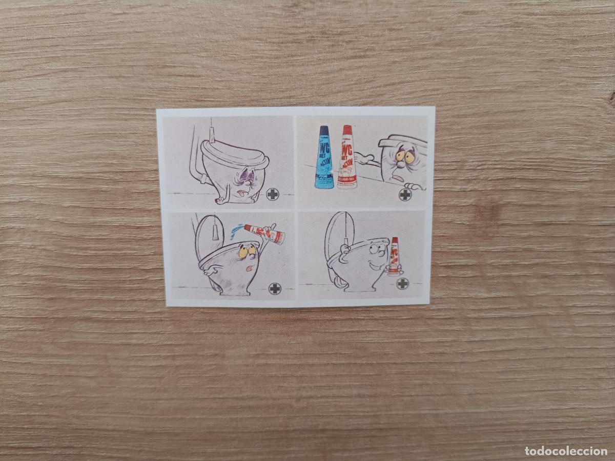 Coleccionismo Cromos antiguos: CROMO TELE ANUNCIOS EDICIONES ESTE 240 ACTIV W.C. UN CHORRITO SIN PEGAR NUNCA PEGADO D626