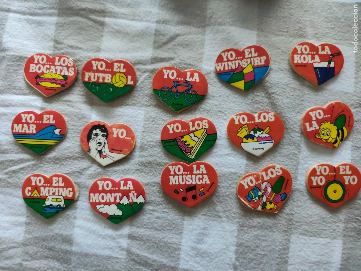 15 CROMOS PEGATINAS TROQUELADOS PANRICO CON TRASERA