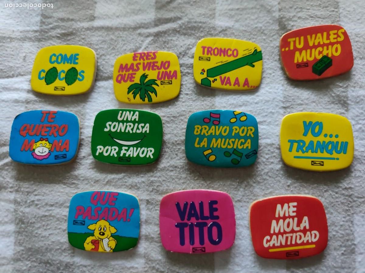 Coleccionismo Cromos antiguos: Lote 11 cromos pegatinas troquelados Panrico. Conservan la trasera