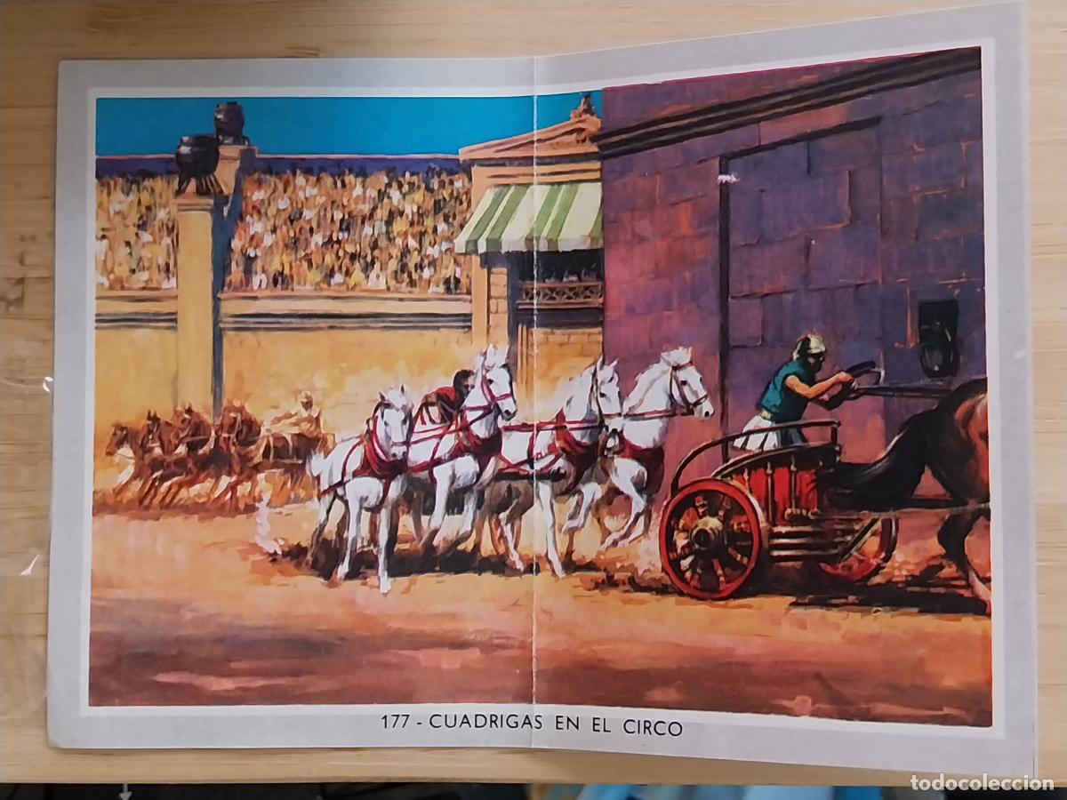 Coleccionismo Cromos antiguos: CUADRIGAS CIRCO VIDA COLOR 2 CROMO 177 SIN PEGAR NUNCA 12X8.7CMS