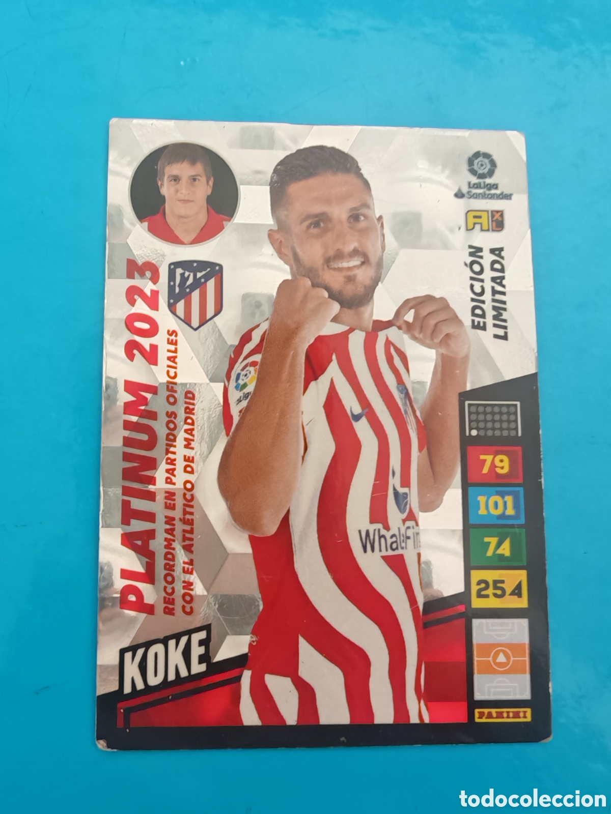Coleccionismo Cromos antiguos: Platinum 2023 Koke edici&oacute;n Limitada