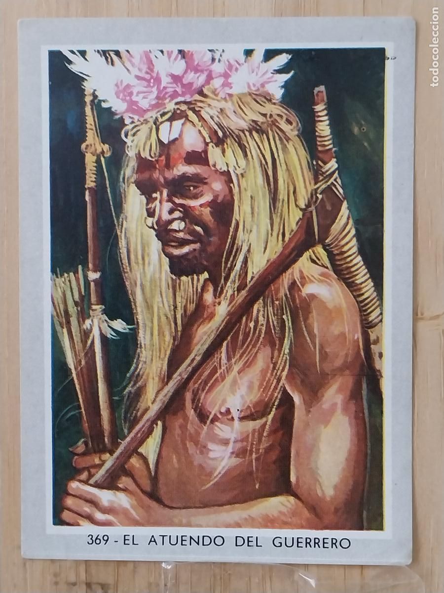 Coleccionismo Cromos antiguos: GUERRERO ATUENDO * VIDA COLOR 2 CROMO 369 SIN PEGAR NUNCA 6X8.5CMS