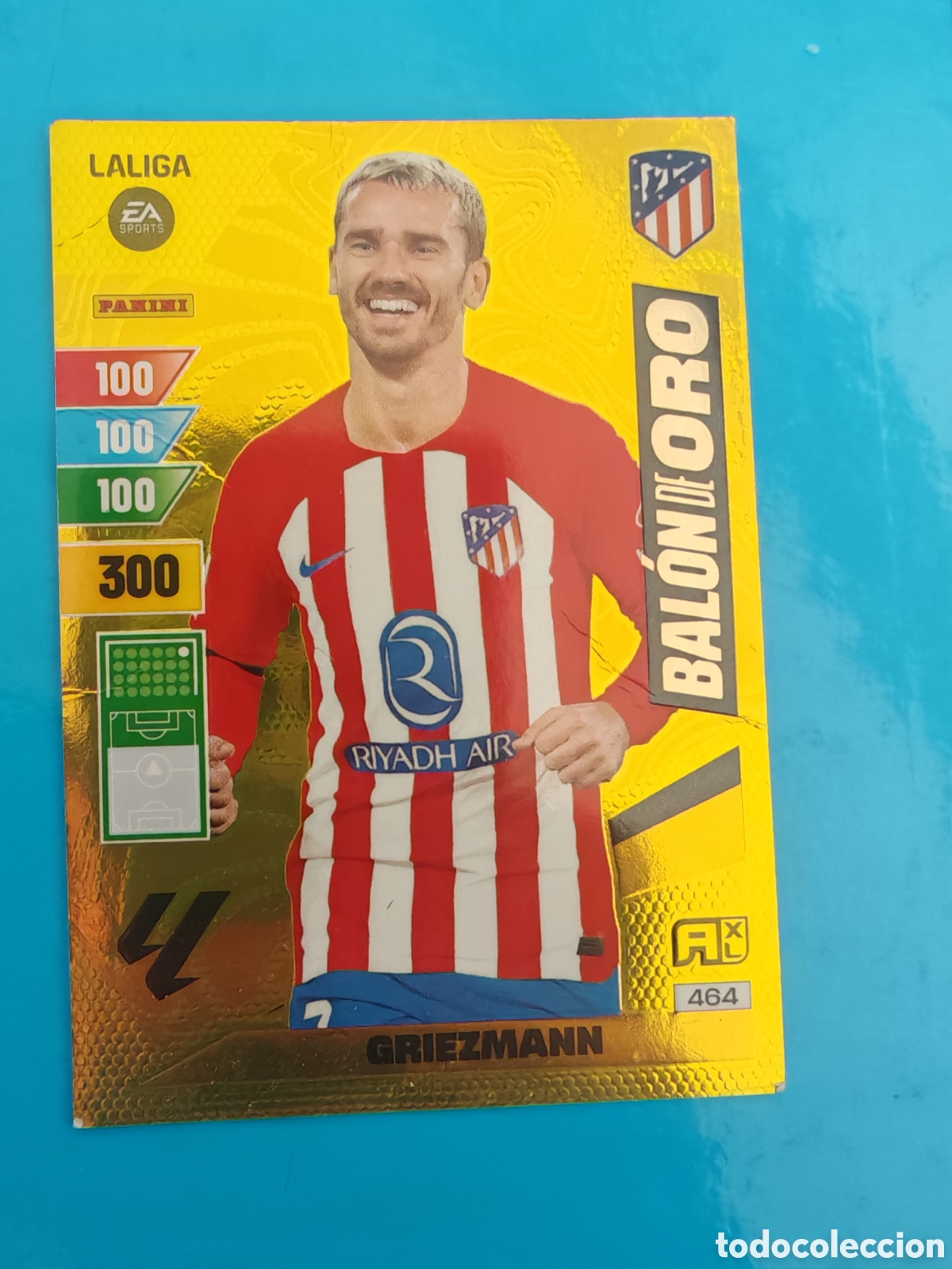 Coleccionismo Cromos antiguos: Balon de oro Griezmann adrenalyn 23-24