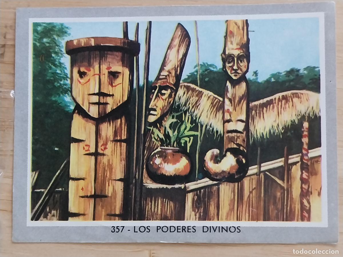 Coleccionismo Cromos antiguos: PODERES DIVINOS * VIDA COLOR 2 CROMO 357 SIN PEGAR NUNCA 6X8.5CMS