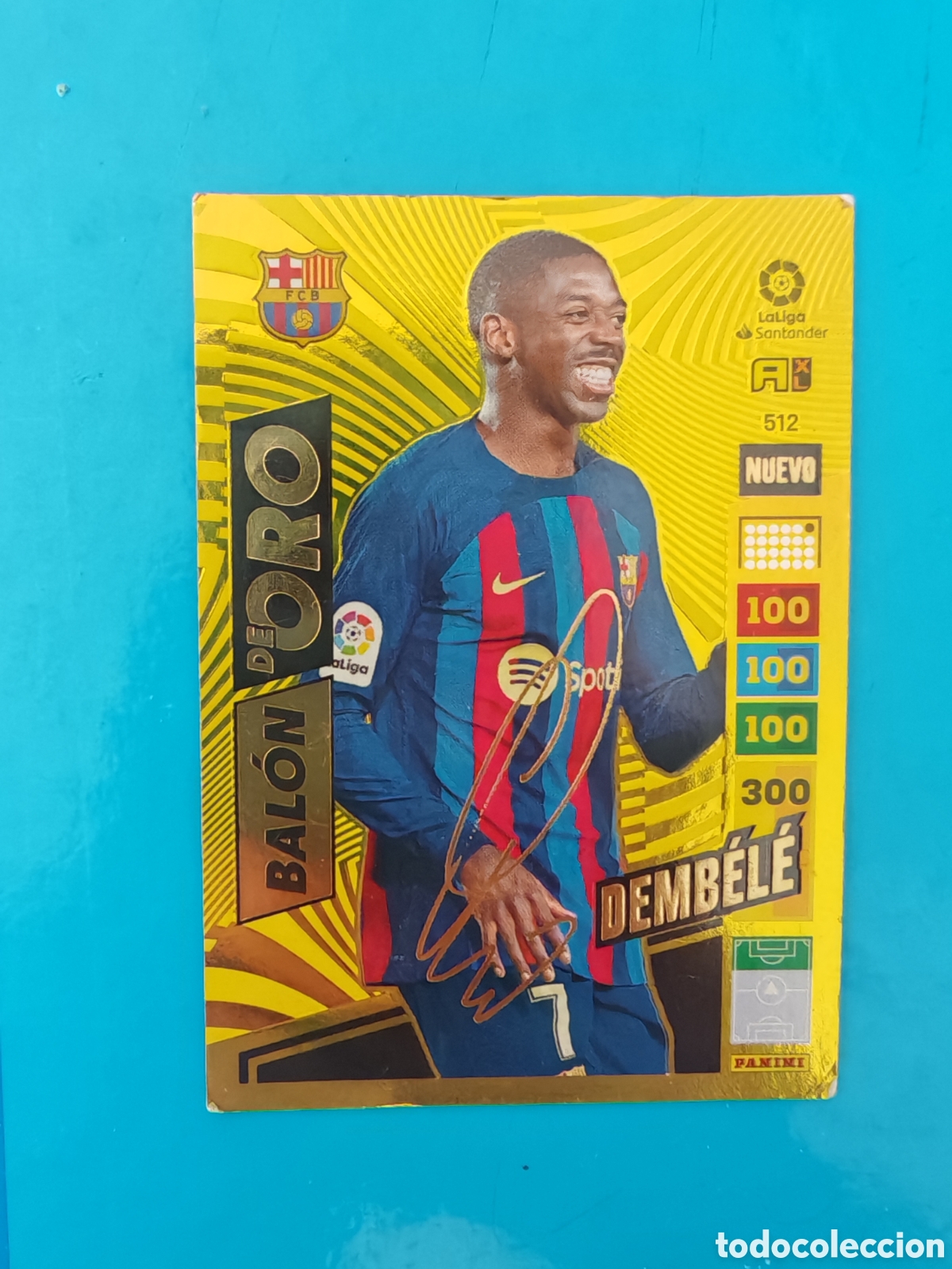 Coleccionismo Cromos antiguos: Balon de oro Dembele adrenalyn 22-23