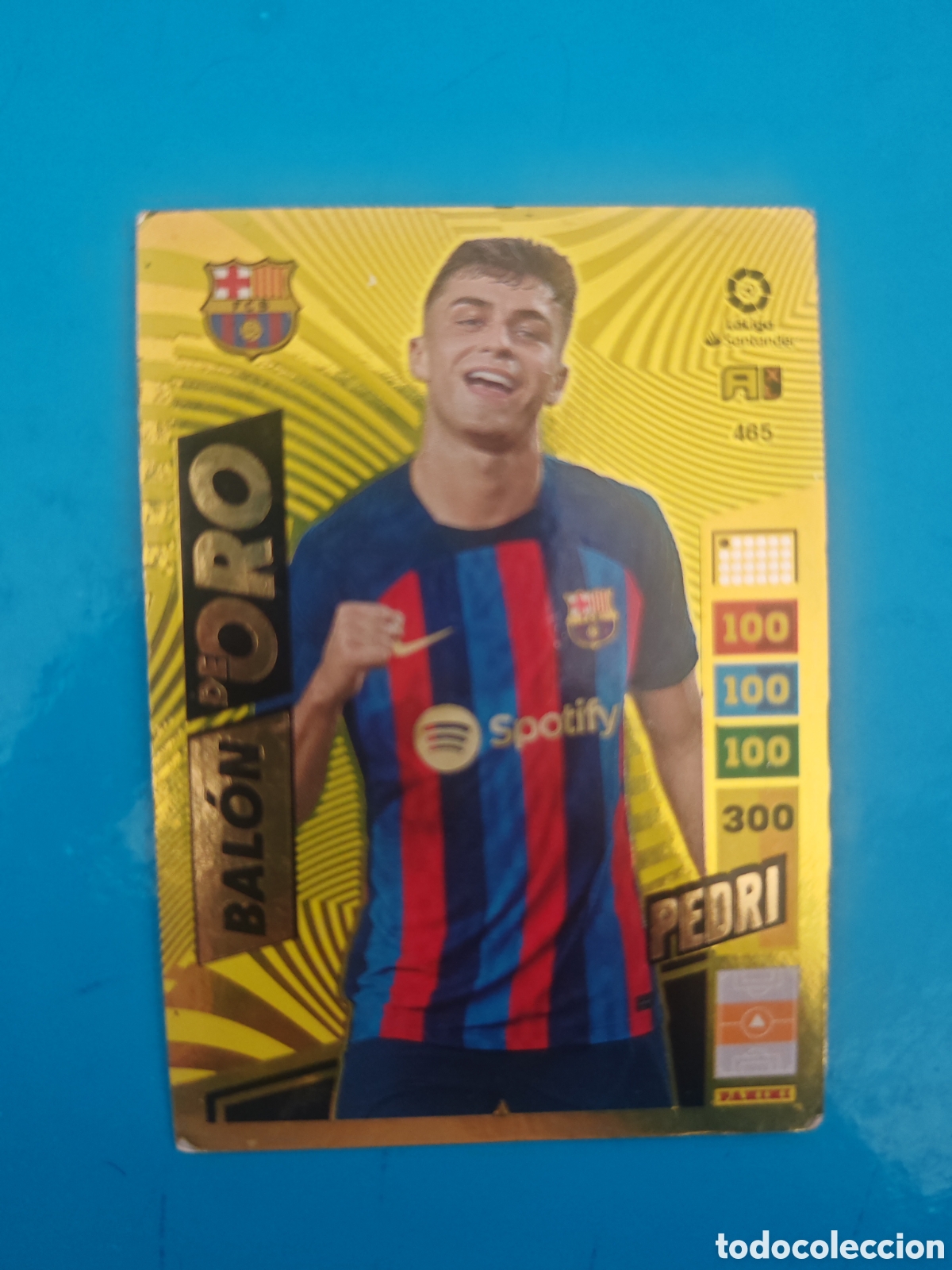 Coleccionismo Cromos antiguos: Pedri Balon de oro Adrenalyn 22-23