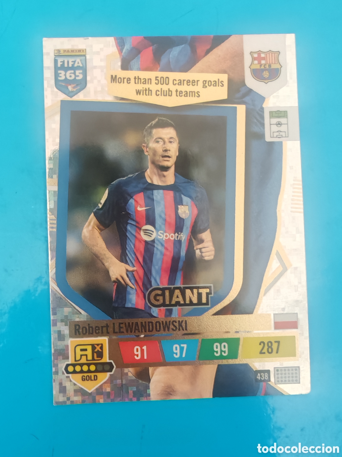 Coleccionismo Cromos antiguos: Lewandowski Giant Fifa 365