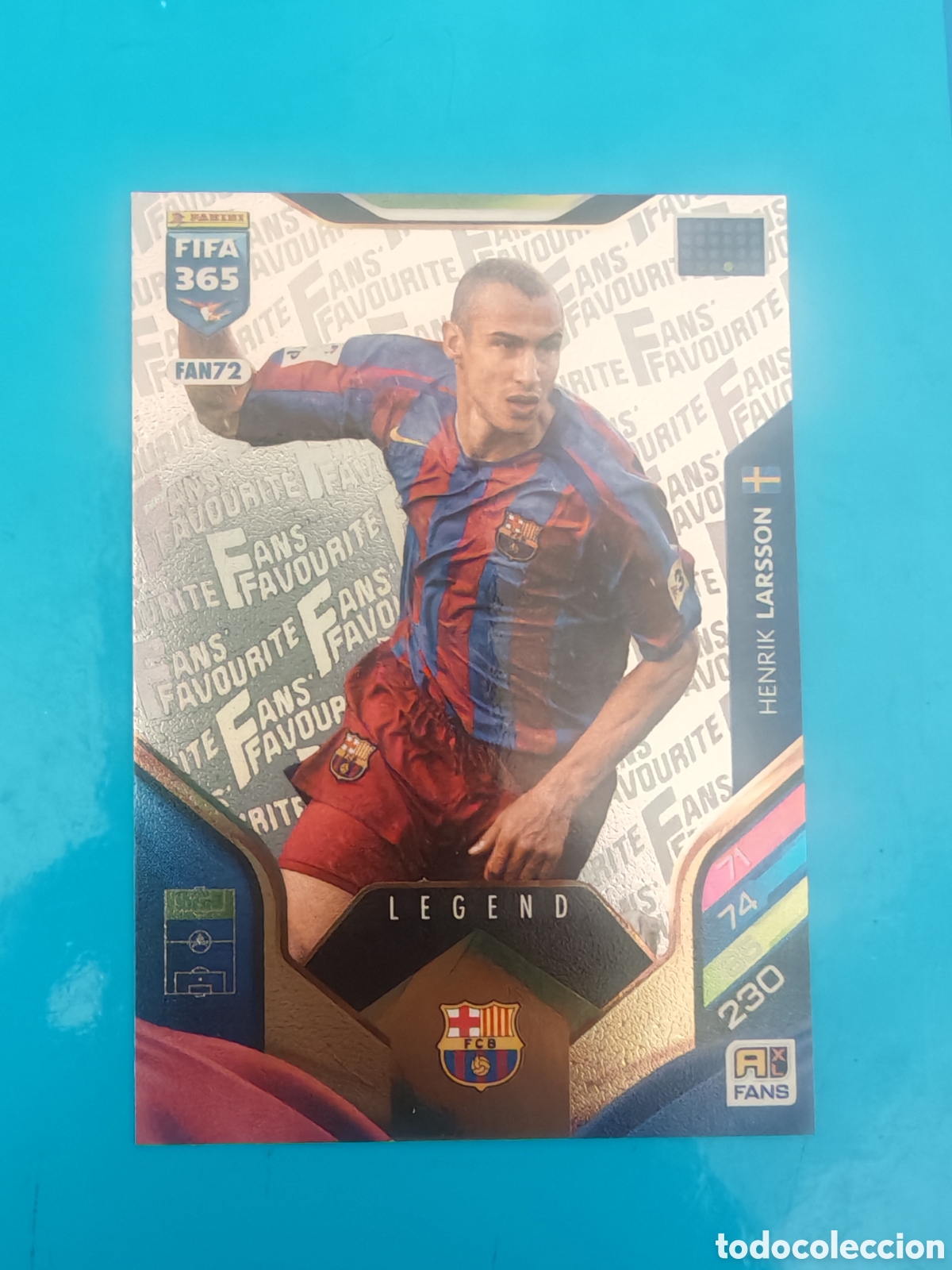 Coleccionismo Cromos antiguos: Larsson Legend fifa 365