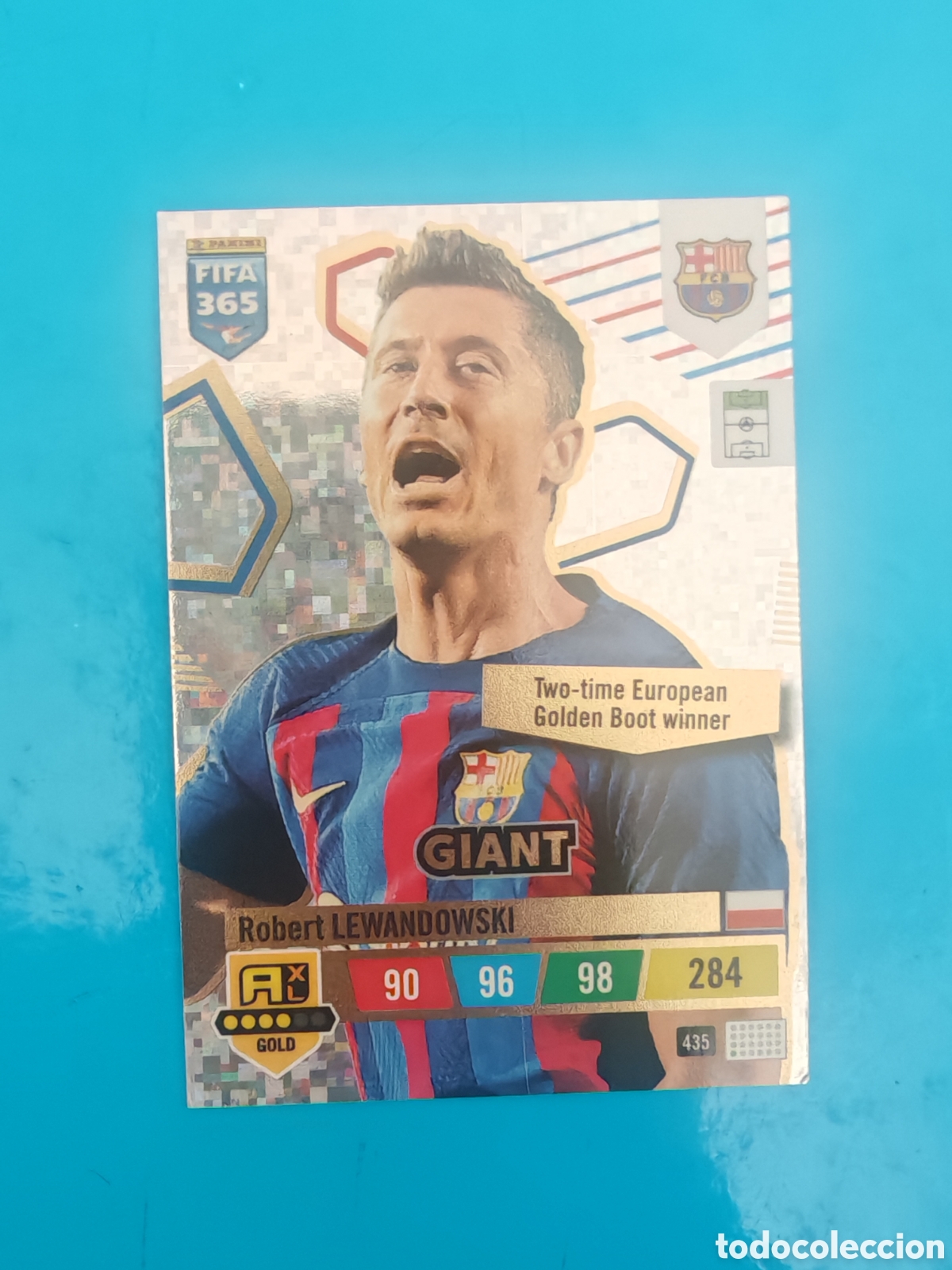 Coleccionismo Cromos antiguos: Robert Lewandowski Giant Fifa 365