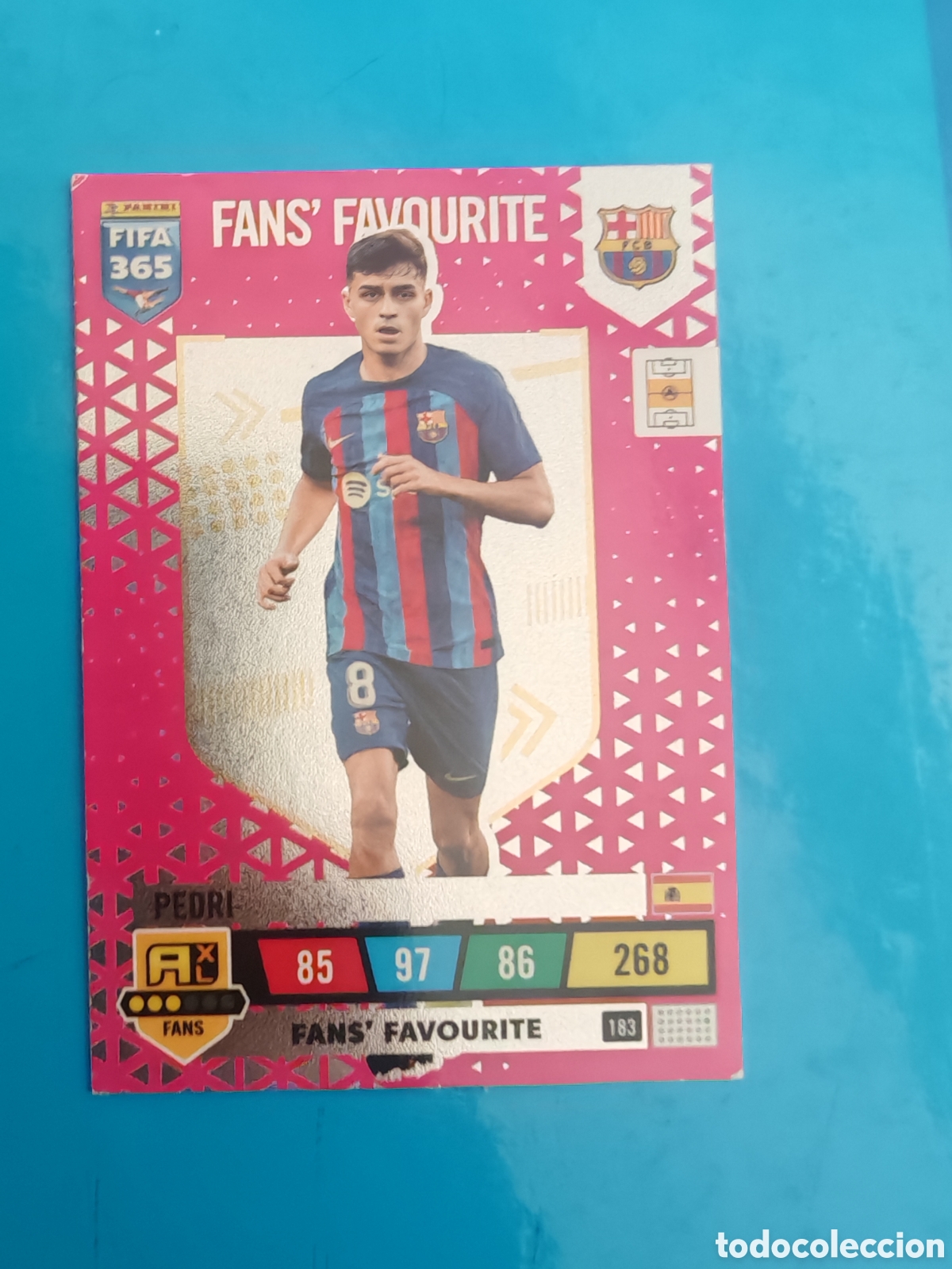 Coleccionismo Cromos antiguos: Pedri Fans Favourite Fifa 365