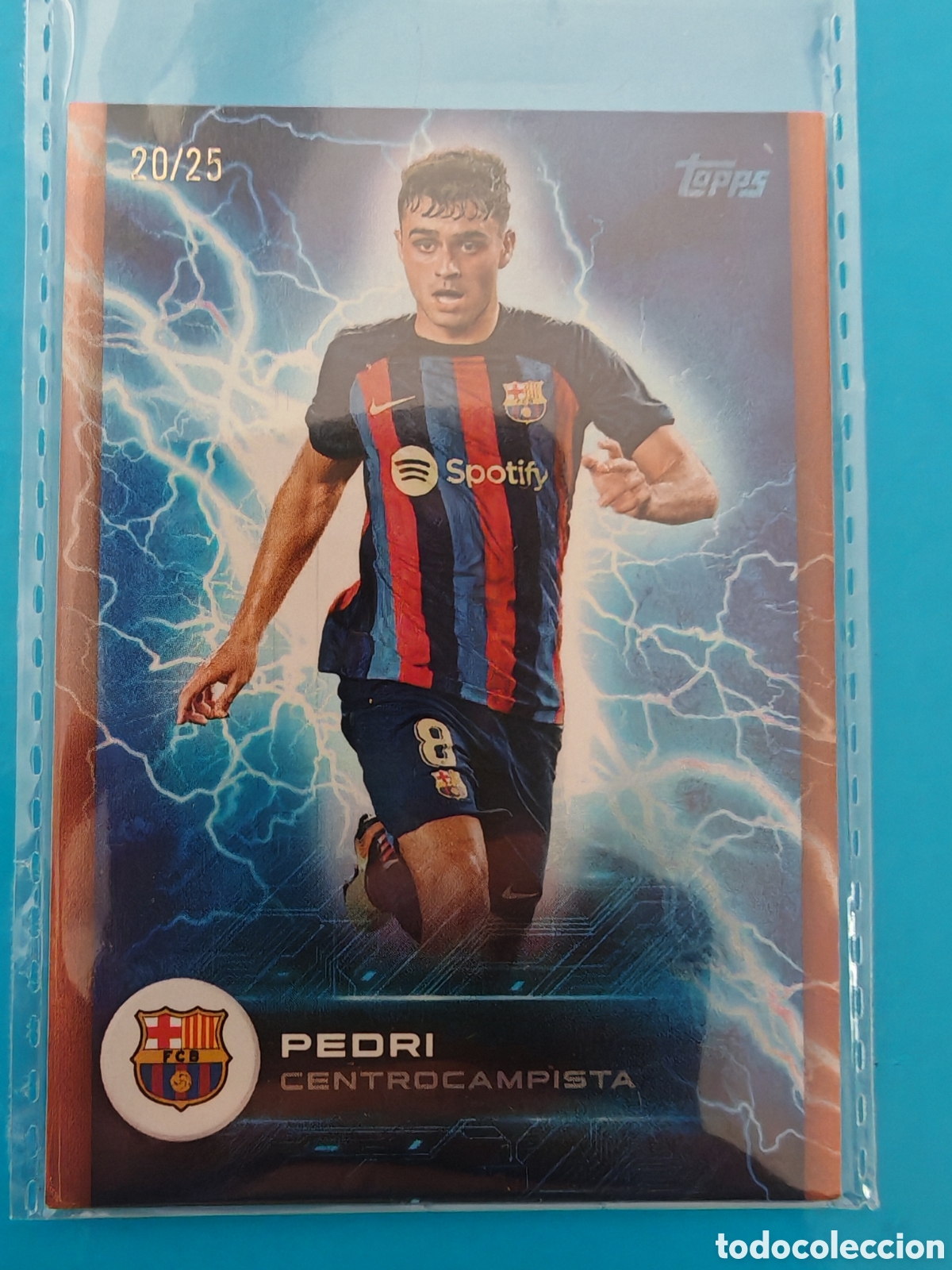 Coleccionismo Cromos antiguos: Pedri Topps Enumerada 20/25