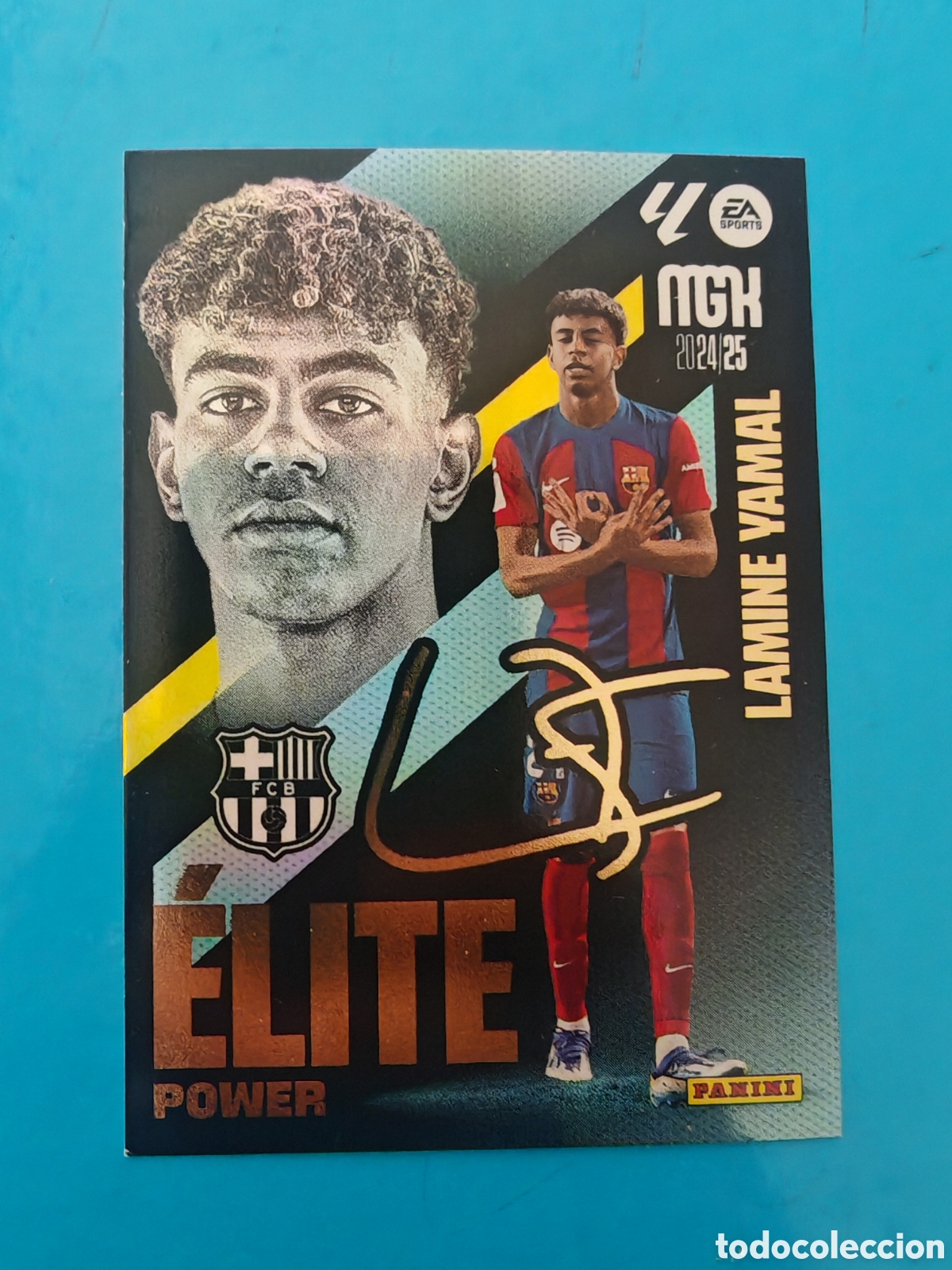 Coleccionismo Cromos antiguos: Lamine Yamal Elite Power Megacrack 24-25