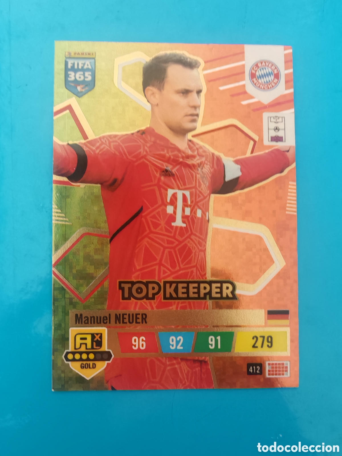 Coleccionismo Cromos antiguos: Manuel Never Top Keeper Fifa 365