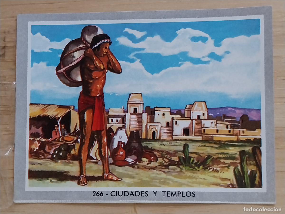 Coleccionismo Cromos antiguos: CIUDADES TEMPLOS VIDA COLOR 2 CROMO 266 * SIN PEGAR NUNCA 6X8.5CMS