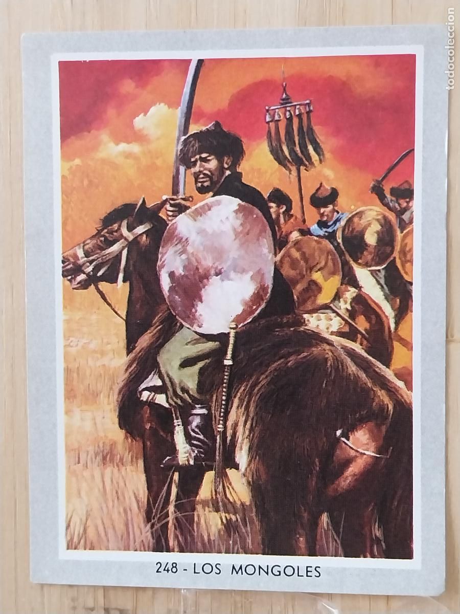 Coleccionismo Cromos antiguos: MONGOLES * VIDA COLOR 2 CROMO 248 * SIN PEGAR NUNCA 6X8.5CMS