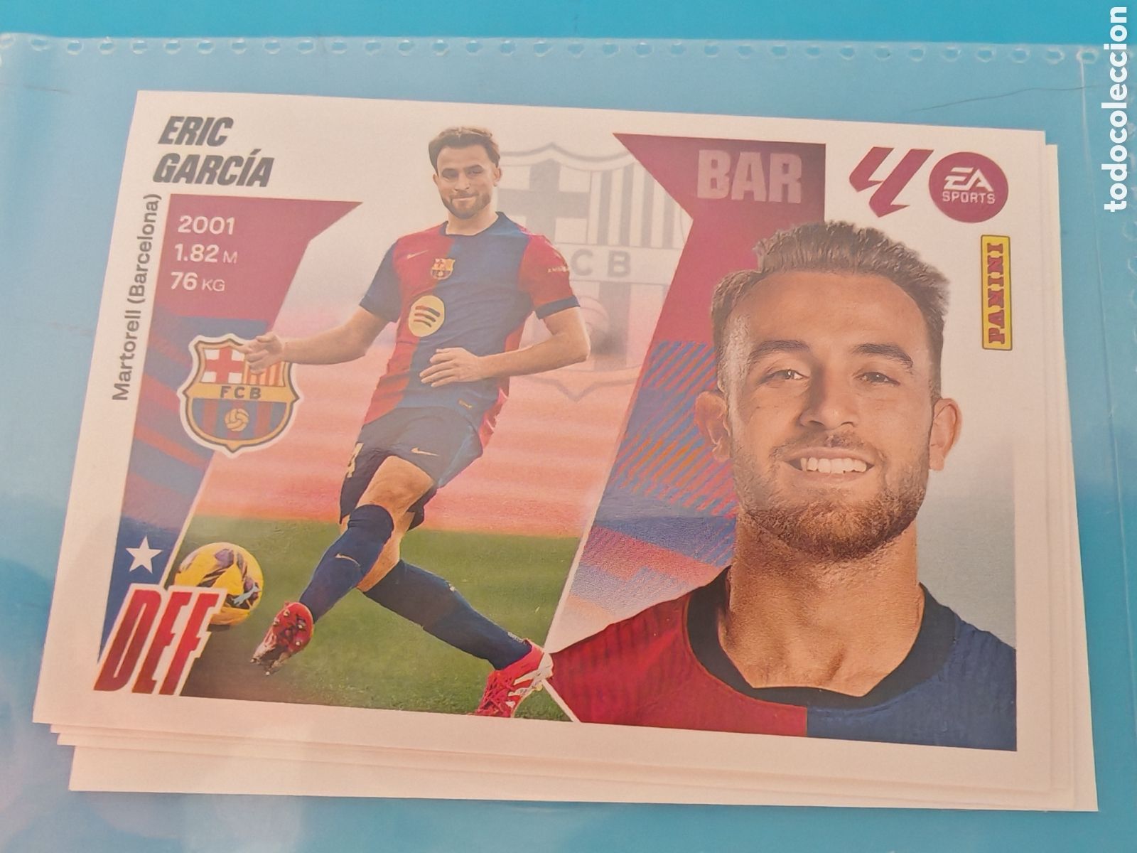 Coleccionismo Cromos antiguos: Eric Garcia 9A Liga Este 25-26 FC Barcelona