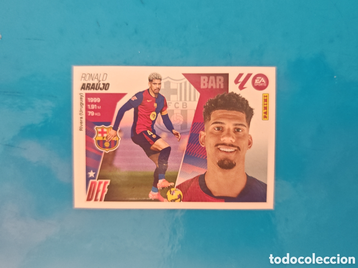 Coleccionismo Cromos antiguos: Araujo 8A Liga Este 25-26 FC Barcelona