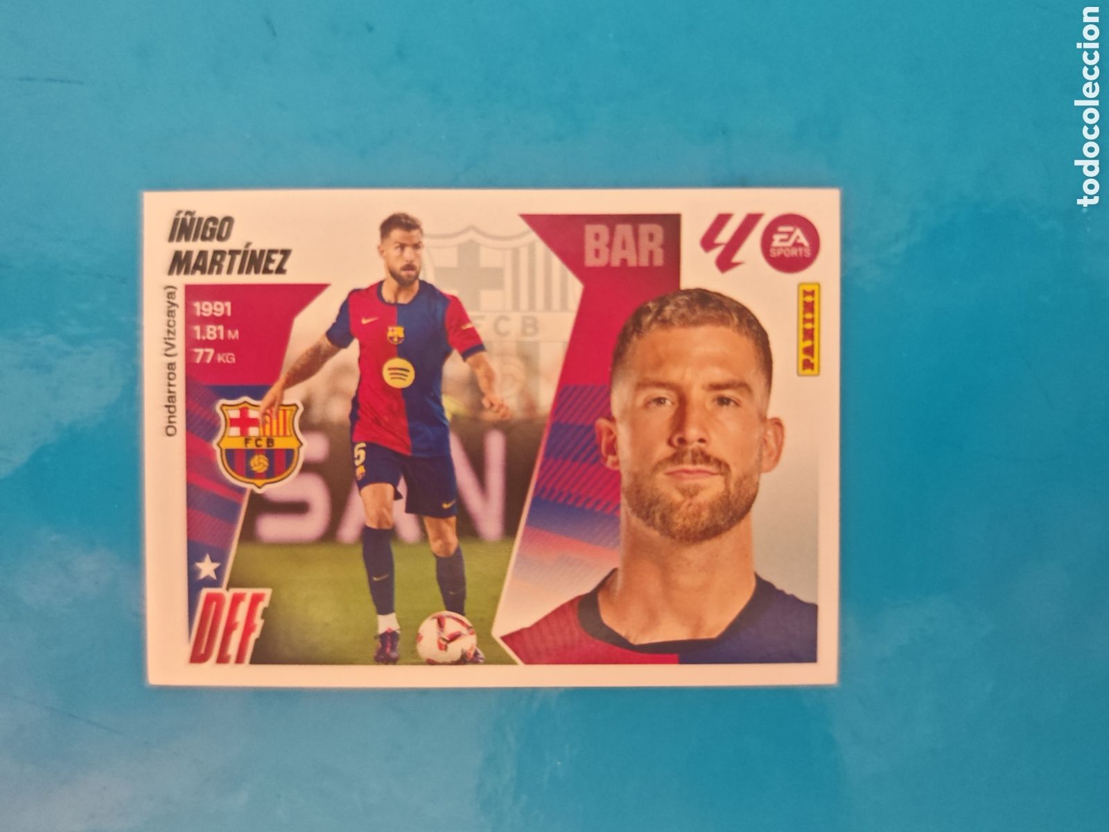 Coleccionismo Cromos antiguos: I&ntilde;igo Mart&iacute;nez 7 Liga Este 25-26 FC Barcelona