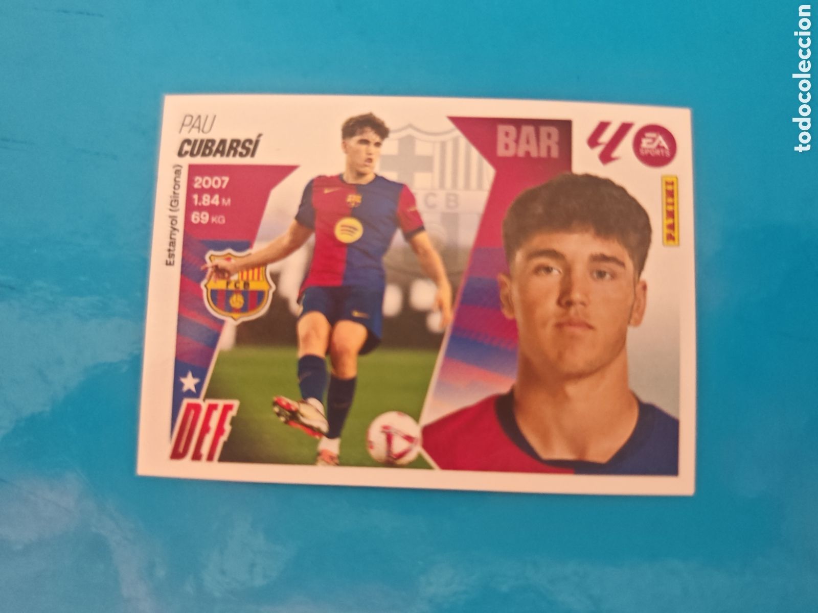 Coleccionismo Cromos antiguos: Cubars&iacute; 6 Liga Este 25-26 FC Barcelona