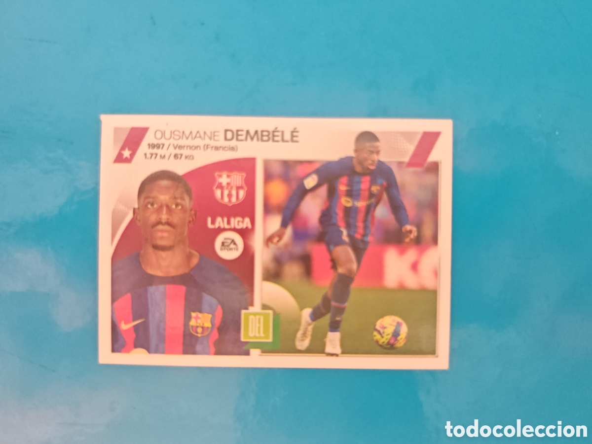 Coleccionismo Cromos antiguos: Demb&eacute;l&eacute; 19 Liga Este 23-24 FC Barcelona